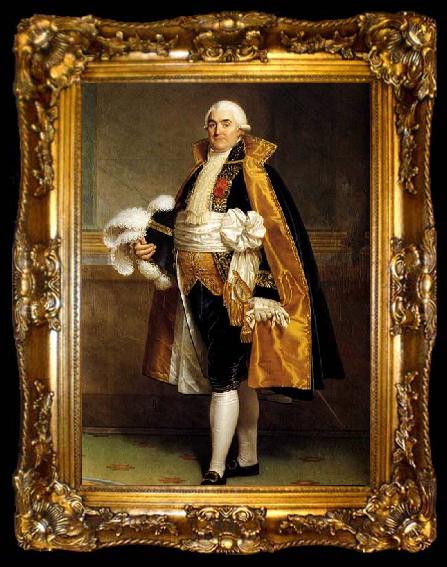 framed  GREGORIUS, Albert Portrait of Count Charles A. Chasset, ta009-2